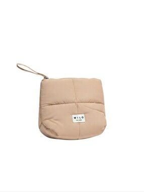 Wilo the Label Brown Toiletry Pouch Travel Organizer Case